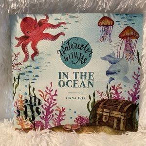In the ocean Watercolor paint book